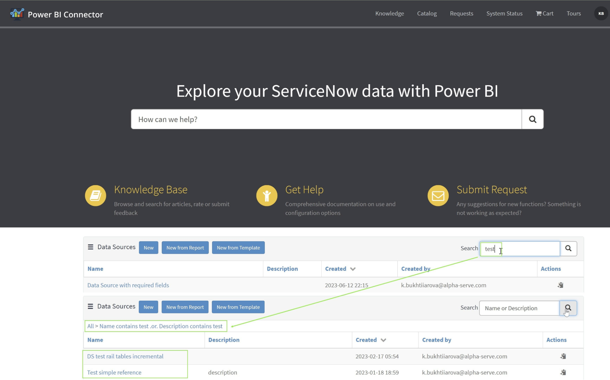 Export ServiceNow Data to Power BI